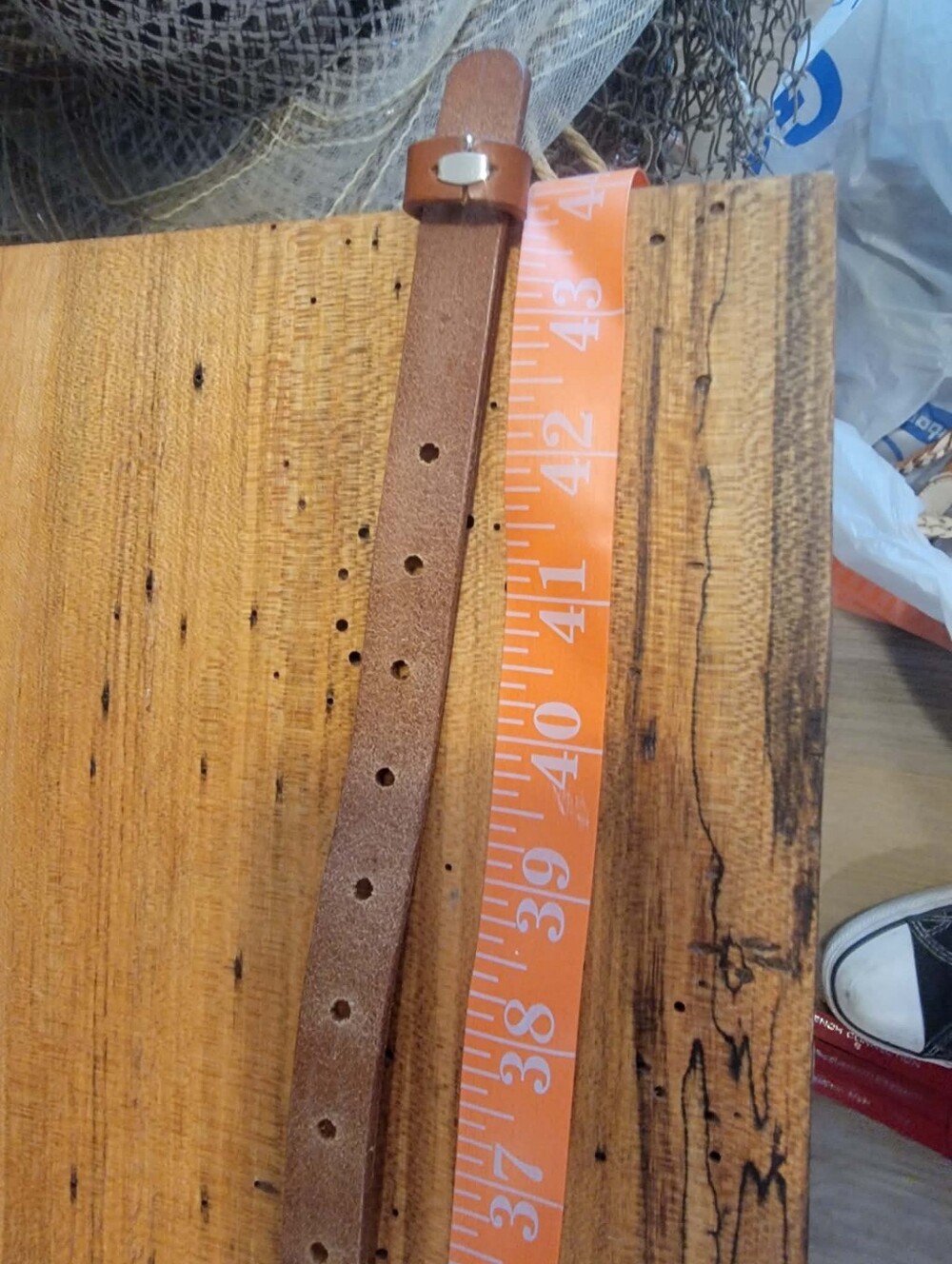 Snaffle Bit Belt-Genuine Snaffle Bit Slung between 1.25" Bridle Leather-Western - Picture 6 of 9